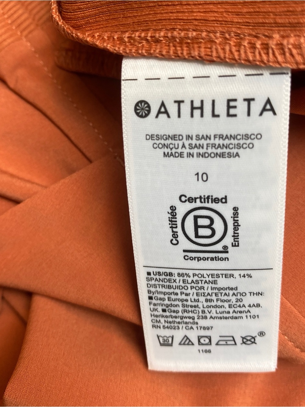 Athleta "Brooklyn" ankle Pant Sz 10 - Picture 9 of 10